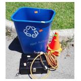Miscellaneous items Waste Can, Electric cord, cash