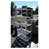 Ketor Poly Storage Shelf, 36x18x72" tall