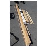 Pine trim Lumber pcs and 3ft Garden Stakes