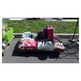 Skid Lot miscellaneous, Golf bag with ckubs,