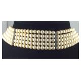 Woodward and lothrop pearl and sterling necklace