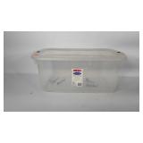 Rubbermaid 50 quart tote with lid