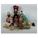 Group of dolls, includes Ideal Toys Shirley