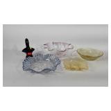 Colored glassware group, Rosso Distributor black