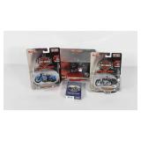 Harley-Davidson group,  two Maisto die cast