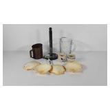 Kitchenwares, marble paper towel holder, large