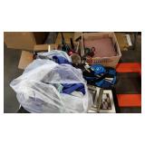 Skid lot, youth golf bag, wall art, camping