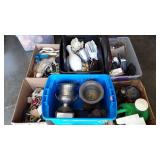 Skid lot, trophies,  hardware, sprinkler can,