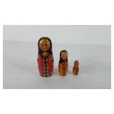 Wooden nesting dolls