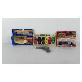 Toys, includes Hotwheels pavement pounder, road