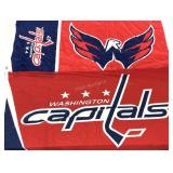 Two sports flags, Washington Capitals, each