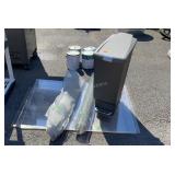 Hardware lot includes Waste Can, screen and