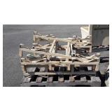 5 Metal Whiskey Barrel Keg Holding Racks, holds 2