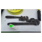 Two old Pipe Wrenches
