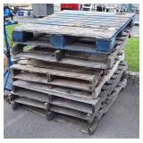 8 Miscellaneous wooden pallets