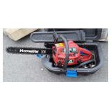 Homelite Chainsaw 16" bar, with case non-tested