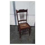 Early Press back Side Chair, cane seating needs