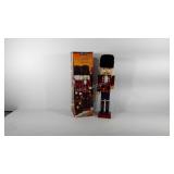Large wooden nutcracker, missing sword, 2