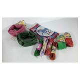 Craft paper twists and a pillow panel