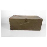 Wooden US military trunk, 32" × 16" × 13"