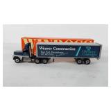 Winross model hauler, Weaver Construction with