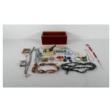 Costume jewelry, includes necklaces, pins,