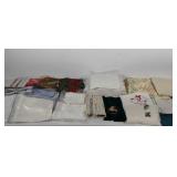 Linens, hand towels, place mats, etc.