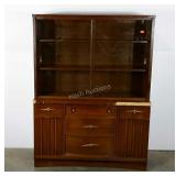 Mid-Century display cabinet hutch, Distinctive
