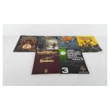 Six gaming guides, includes Dungeons and Dragons,
