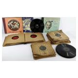 Group of 10" 78 RPM records, Columbia, Victor and