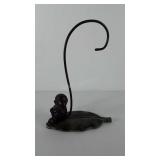 Monkey on leaf banana bunch holder, 13.5"