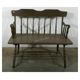 Painted bench, 41" wide