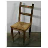 Rush seat chair, Ikea brand