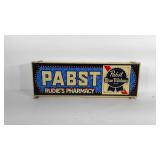 Pabst Blue Ribbon Beer lighted advertisement