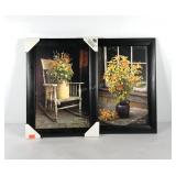 Pair of wildflower pictures by Iris Hoover,