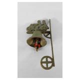 Cast iron motorcycle dinner bell