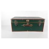 Storage trunk with damage as shown, 30" × 15.5" ×