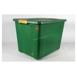 Sterilite tote with latching lid, 23" × 18" × 17"