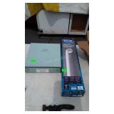 Two pc Bathroom Accessories lot, both new Towel