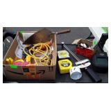 Hardware, tape measures, hose clamps, torque