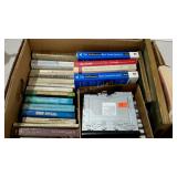 Books, cassette tapes, Kenwood car stereo and