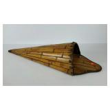 Wall mount cone, decorative, 35" long