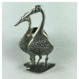 Kirk Stieff Geese Pin, Pewter