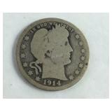 1914 Barber Quarter