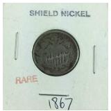 1867 Shield Nickel