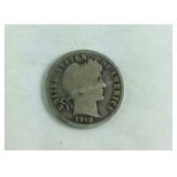 1912-S Barber Dime