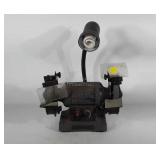 Porter Cable bench grinder with built in light,