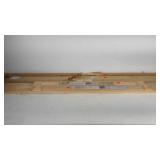 Group of wooden trim, two different styles, two