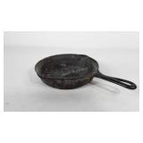 9" cast iron skillet, shows wear