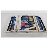19 piece golden prestige cutlery set